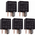 Miniatyrbild 1 av 5: 5 Delar Relä 5 Stift 12 V 30 A, Multifunktionsrelä SPDT Standardrelä Robust 5 Stift 12 V DC, Bilrelä