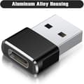 Pikkukuva 5 / 5: USB C - naar USB A -adapter, 3-pack, type C -laadkabel Co