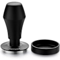 Miniatyrbild 1 av 5: Kaffetamper 53,3 mm - Fjädertamper - Barista Espressotamper med 15lb/25lb/30lb utbytesfjäder - Platt botten, Svart