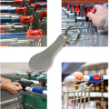 Miniatyrbilde 3 av 3: UNIVERSAL PASS PARTOUT for supermarket trolley, shopping cart key ring, stainless steel shopping cart token key, pass partout for shopping carts (2