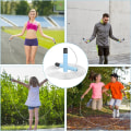 Miniatyrbillede 5 af 5: Springtov med LED-lys til børn og voksne, justerbar længde, oplyst springtov, fitness til mænd og kvinder, udendørs sport, oplyst