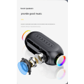 Miniatyrbilde 5 av 5: Alarmklokkehøyttaler unisex multifunksjonell Bluetooth-høyttaler S8 trådløs speilklokkesmall audio subwoofer-kort Bluetooth-høyttaler（S8 svart）