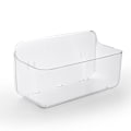 Miniatyrbillede 1 af 5: Toilet badeværelse væg rack vægskab vægmonteret køkken badeværelse opbevaringsboks gennemsigtig ingen stansning toiletskab