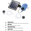 Miniatyrbilde 2 av 5: Solcelledamlufter 1.5W, 6V 0.5 L/Min - 0.9 L/Min, Plug-in Solcelleoksygenpumpe 3600 mAh, Akvariumlufter, Stille, med Luftsteinslange, for Dammer/Hage