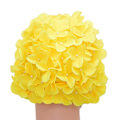Miniatyrbillede 3 af 4: Vintage badedragt til kvinder, blomsterprint, retro-stil, gul