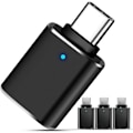 Miniatyrbild 1 av 5: USB C till USB-adapter 4-pack, USB C till USB-adapter används ofta i bärbara datorer, MacBook, telefoner och surfplattor, USB A till USB C, USB till USB C, typ C till US
