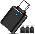 Miniatyrbillede 1 af 5: USB C til USB-adapter 4-pak, USB C til USB-adapter er bredt brugt i bærbare computere, MacBook, telefoner og tablets, USB A til USB C, USB til USB C, Type C til US