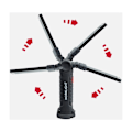 Miniatyrbillede 5 af 5: Site tripper 5 stk. arbejdslampe COB Genopladelig LED LED Atelier COB Lommelygte Lampe Lampe Lampe LED Gå med magnetisk base Inspektionslampe til h