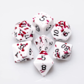 Pikkukuva 2 / 5: DD(Fuchsia) Noppapelisarja Epäsäännöllinen Heitto Verinen Punainen Pisteet Monipuolinen Roolipelaaminen Noppapelit D20 Noppapelisarja 7 Dungeons and Dragons Noppapelit