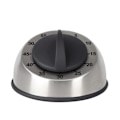 Miniatyrbillede 1 af 5: Køkken Timer Køkken Timer Tegnefilm Timer Rund Rustfrit Stål Bord Timer Sort