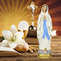 Miniatyrbilde 3 av 4: Jomfru Maria Statue Hage Utendørs
