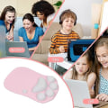 Miniatyrbillede 4 af 5: (Pink) Musemåtte Kattepote Musemåtte med Håndledsstøtte, Bærbar Skridsikker Ergonomisk Gaming Musemåtte, Tegneserie Kattepote Blød Silikone Måtte