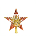 Miniatyrbillede 1 af 4: 1 Pakke Stjerne Juletræstop Juletræstop Ornament