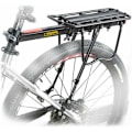Miniatyrbillede 1 af 5: 110Lb Kapacitet Næsten Universal Justerbar Cykel Bagagebærer Cykeludstyr Stativ Fodlager Cykelbærer Stativer Med Reflekterende Logo