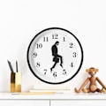 Miniatyrbild 4 av 5: 10 Tums Kreativ Väggklocka För Vardagsrum Väggdekor