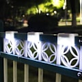 Miniatyrbillede 1 af 4: 4 stk. Havevandtætte LED-solcelle-dæklys