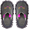 Miniatyrbild 1 av 5: Varma mikrofiberslippers Golvslippers Dammsugare Smuts Hårmopp Tofflor Skor Halkfria Mockasiner Sovrum Hem (Katt)