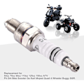 Miniatyrbillede 5 af 5: A7TC tændrør Udskiftning til ATV Moto Cross Go Kart Mobylette 50cc 70cc 90cc 110cc 125cc 150cc
