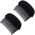 Miniatyrbild 1 av 5: 2-pack Bump Base Set Volumizing Styling Insert Braid Tool Hårkam Clip Sponge Bun Pad Tillbehör För DIY Frisyrer