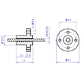 Miniatyrbilde 4 av 5: Papp 8-400mm Tre av Optisk Akse Guidestasjon 8-400