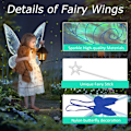 Miniatyrbild 5 av 5: Vuxna älvvingar, blå älvvingar för vuxna, Winx älvvingar för vuxna till Halloween, födelsedag, jul, temafest