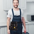 Miniatyrbillede 5 af 5: Værktøjsbælte lomme i lærred, 7 multiple lommer til søm og hamre, arbejdsværktøjslommer med bælte, hammerstøtte, borekasse, skruelomme til konstr