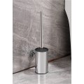Miniatyrbillede 4 af 5: Sort toiletbørste med børsteholder vægmonteret rustfrit stål badeværelse toilet