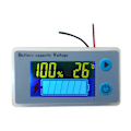 Miniatyrbillede 1 af 4: Multifunktion 10-100V LCD Batterikapacitet Voltmeter Med Temperaturvisning