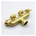 Miniatyrbilde 3 av 5: Slangefordeler (4-veis), messing vannings fireveis splitteradapter kuleventil kran kobling