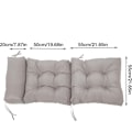 Miniatyrbillede 3 af 5: Højrygget hynde - 125 x 55 cm grå - RWCushion udendørs