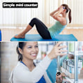 Miniatyrbild 3 av 5: 5-pack finger räknare, finger meter klickare mini handräknare, 5-siffrig LCD-display för inventering, sport, marknadsföring, golf (slumpmässig färg)