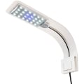 Miniatyrbillede 2 af 5: Led Akvarielys Klemmelampe, Ultra-tynd Akvarielampe Med Lys, 24 Led Akvarielys（Hvidt og blåt lys）