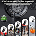 Miniatyrbild 4 av 5: 6000mAh Mini Elektrisk Luftpump, Bärbar Luftkompressor Sladdlös Däckuppblåsare 150PSI med Digital LCD-display, Elektrisk Cykelpump med LED-ljus fo