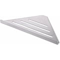 Miniatyrbillede 1 af 5: Badeværelseshylde i aluminiumslegering, brusehylde i rustfrit stål, hjørnehylde, trekantet kosmetikopbevaringskurv, køkkenvægmonteret opbevaringshylde 0zOF9N