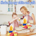 Miniatyrbild 5 av 5: Äggulesmixer, Snabb Manuell Äggmixer Bärbar Äggmaskin, Äggskakare Äggspinner För Köksblandning Ägg