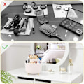 Miniatyrbillede 4 af 4: CCYKXABLANC ORGANIZER ROTATIV MAKEUP 360° ROTERENDE PROCK PROCK RAGINE RAGINE MAKEUP 5 RUM BROQUAUX MAKEUP ORGANISK
