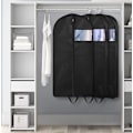Miniatyrbillede 4 af 5: 3 stk. 60*153cm bryllup smoking håndholdt foldbar jakkesæt cover tøj støv cover støvpose frakke cover hængende opbevaring