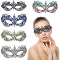 Miniatyrbilde 1 av 5: 5 stk blonder til promask. Maskerade masker, blonder øyemasker, mysterie øyemasker, mascarad masker