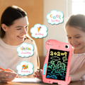 Miniatyrbillede 4 af 5: Børns LCD-skrivetablet, 10-tommer farveskærm tegnetablet, tidlig barndomsuddannelse graffiti-tablet, rejselegetøj
