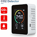 Miniatyrbillede 4 af 5: CO2-luftdetektor Kuldioxiddetektor Landbrugsproduktion Hvidt drivhus CO2-monitor (infrarød detektion)