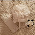 Miniatyrbilde 5 av 5: (Hvit) Korte satenhansker med blonder Korte hansker for damer Opera hansker Bryllupshansker til kveldsfest, bryllup, forlovelse, ball.