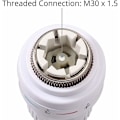 Miniatyrbilde 4 av 5: Termostatisk radiatorhode 3 stk termostat for radiator TRV m 30 x 1.5 erstatningshode for termostatisk radiatorventil Radiatorventil contr