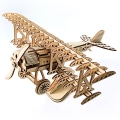 Miniatyrbild 1 av 4: 3D-pussel flygplan i trä, modellbygge för vuxna att bygga, heminredning julklapp idé TG301