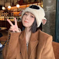 Miniatyrbild 3 av 5: Hatt tiara hatt get funny djurhatt get djur får hatt söt får öron tiara rolig hatt docka docka hatt one size passar alla