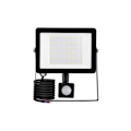 Pikkukuva 1 / 5: 50W Ulkoinen LED-projektori Liiketunnistimella, 6500K kylmä valkoinen superkirkas ulkokäyttöön tarkoitettu LED-valonheitin, 5000 LM IP66 Ulkovalaistus puutarhaan, patiolle, autotalliin