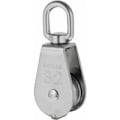 Miniatyrbillede 3 af 4: Robust enkelt remskive reb med drejelig rustfrit stål remskive blok maks. 35-1000kg - M32