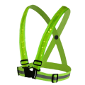 Miniatyrbillede 2 af 3: LED udendørs sports nat løb ridning vest elastisk reflekterende tøj advarsel vest USB opladning lysende stropper