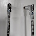 Miniatyrbilde 2 av 5: Shower chef 90 ° adapter, 1 kobber romkobling dusj, G1/2 dusjhode og hånddusj adapter, for å koble til dusjbatterier