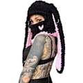 Miniatyrbillede 1 af 5: Strikkede kanin balaclava kaninører hæklet ansigts skimaske vinter varm sweater hue fluffy hættede tørklæde hat kvinder