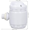Miniatyrbilde 2 av 5: Dampventil - Praktisk tilbehør for dampdusj - Dampventil - G1/2 utvendig gjenge - Plast dampdiffusjon med aromaterapifunksjon for SPA